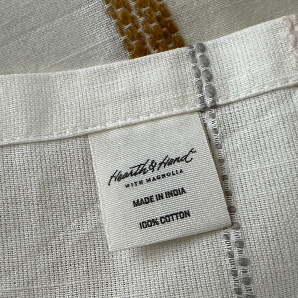 15 Hearth & Hand Striped cloth Napkins Set - Picture 3 of 4